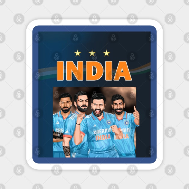 Team India Cricket players Magnet by Swag Like Desi