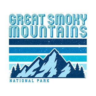 Great Smoky mountains national park retro vintage mountains T-Shirt