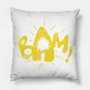 Bam! Superhero sound effect Pillow