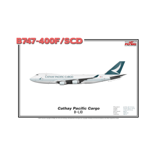 Boeing B747-400F/SCD - Cathay Pacific Cargo (Art Print) T-Shirt