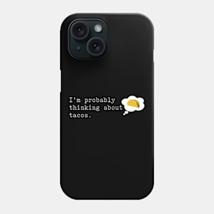 Tacos Text Phone Case