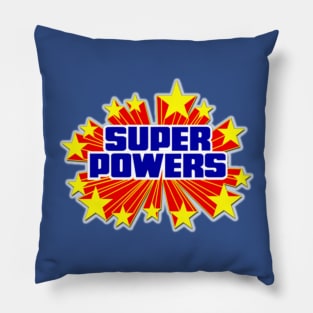 Super Powers Logo Pillow