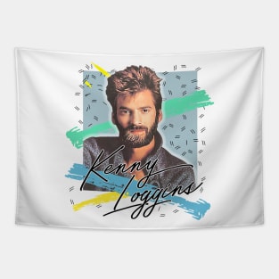 Kenny Loggins / 80s Aesthetic Fan Art Design Tapestry