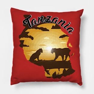 Tanzania after day sun Pillow