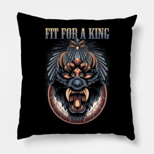 FIT FOR A KING BAND Pillow