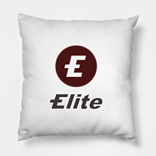 Elite Logo n Text Pillow