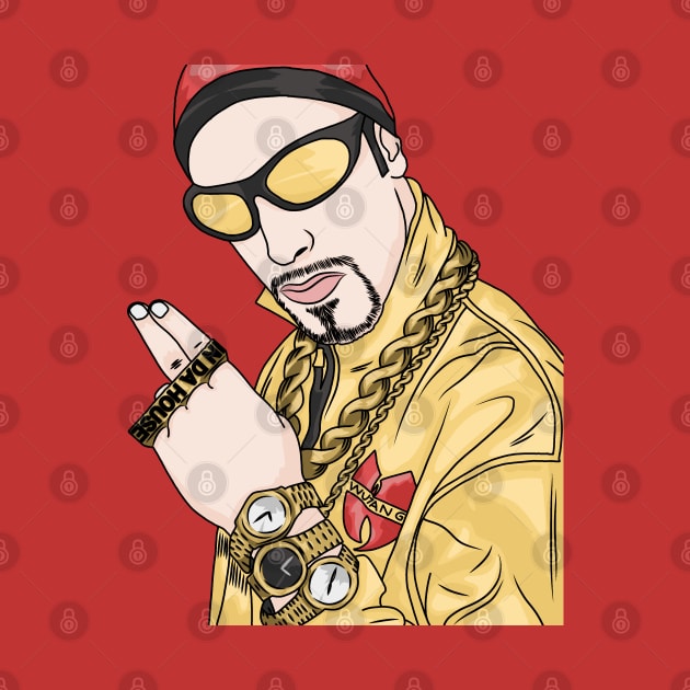 Ali G In da House - Aladeen Hip Hop Style - DIGITAL DRAWING by thesportstation