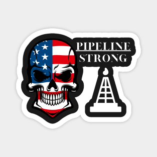 American Flag Pipeline Strong Magnet