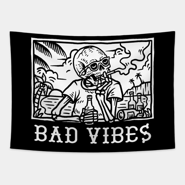 Bad Vibes Tapestry by TerpeneTom