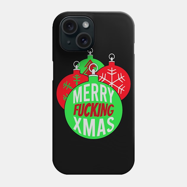 MERRY FUCKING XMAS Phone Case by Dwarf_Monkey