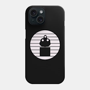 Cupcake Silhouette Phone Case