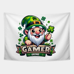 Gamer Gnomie - St. Patrick's Day Gnome Tapestry