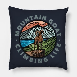 Wild Goat Adventure Pillow