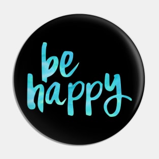 Be Happy Blue 3 Pin