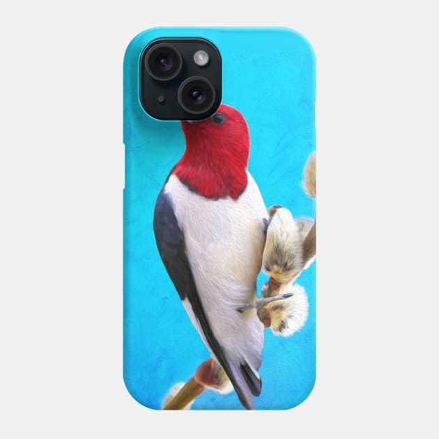 Red Headed Woodpecker Phone Case by lauradyoung