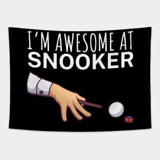 Im awesome at snooker Tapestry