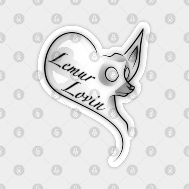 Lemur Lovin Magnet by JOGAS