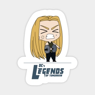 Sara Lance Lifting Weights Magnet