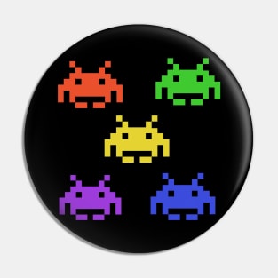 Space Invaders Pin