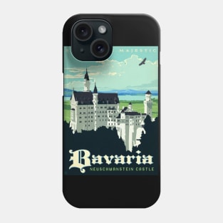 Vintage Travel Poster Art - Bavaria Phone Case