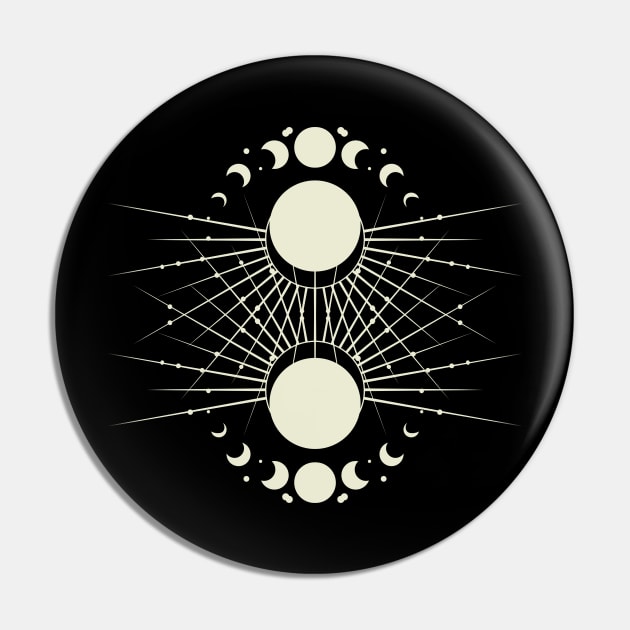 Moon Phases Magic Sun Festival Pin by The Dream Team