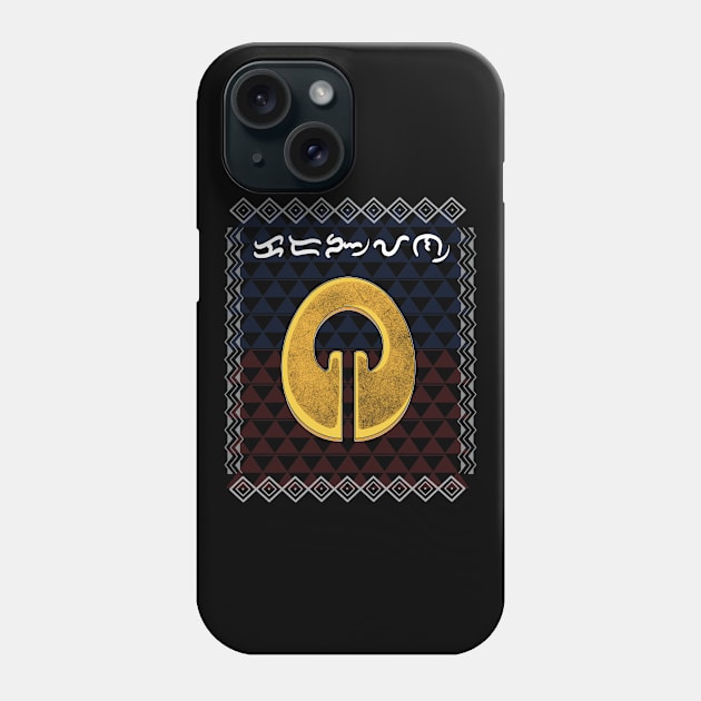 Lingling-O ornament / Baybayin word Kadangyan (Wealth status) Phone Case by Pirma Pinas