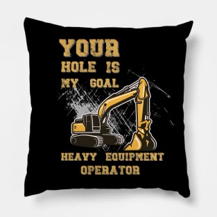 Heavy Equipment Operator Pillow