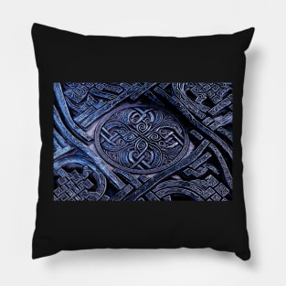 Artistic Anglo-Saxon Design Pattern Pillow