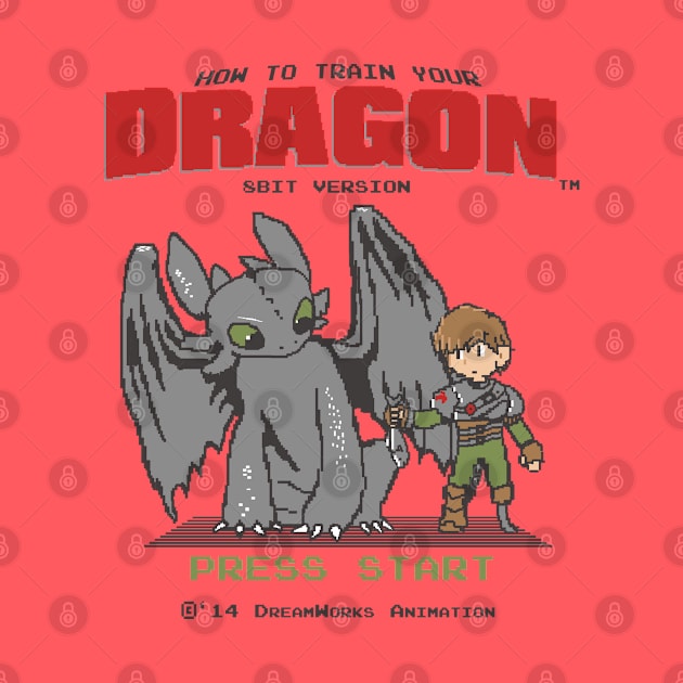 How To Train Your Dragon 8Bit Version by Akiwa