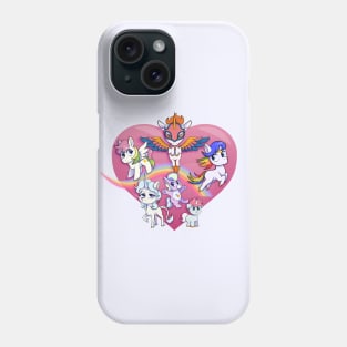 Iconic 80's Horses Phone Case