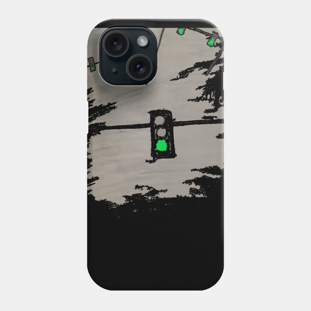 Green Lights Phone Case by JadedAlice