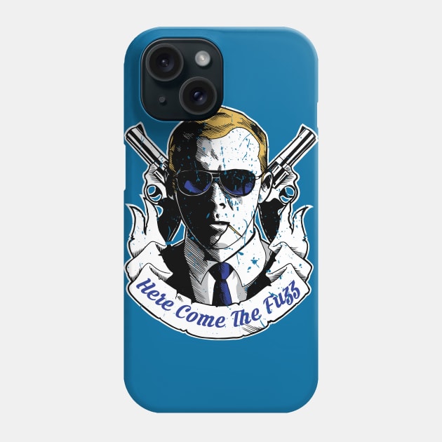 Here Come The Fuzz Phone Case by RobRetiano