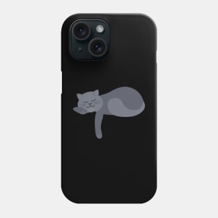 Funny Cat Asleep | British Shorthair Phone Case