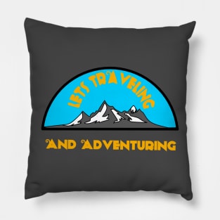 Traveling and Adventuring Pillow