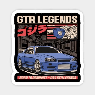 Nissan Skyline GTR 34 Magnet