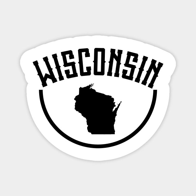 Wisconsin Magnet by colorsplash