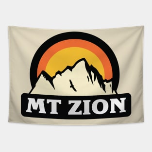 Utah Zion National Park Retro Vintage Design Gift Tapestry