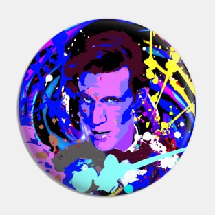 swirl 11th doctor Pin