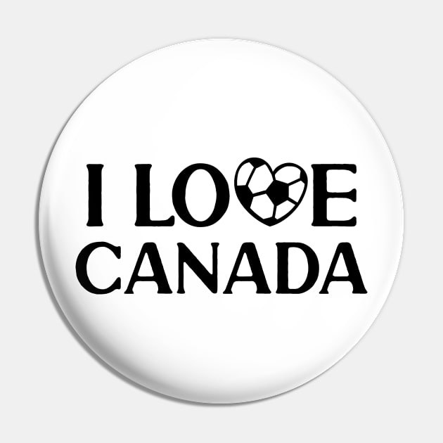 I Love Canada Pin by silentboy