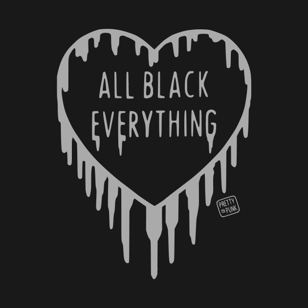 All Black Everything Black Ice by prettyinpunk