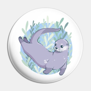 Otterly Adorable Otter Pin