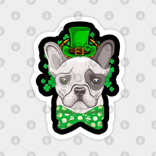 Funny Bulldog lover for irish - saint patrick best gift Magnet by cedricchungerxc