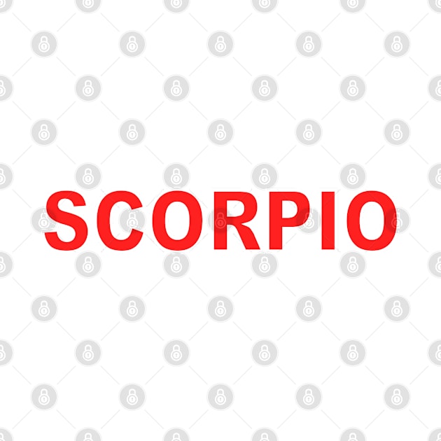 scorpio zodiac sign by Chandan