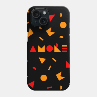 AMORE italian LOVE and pattern Phone Case