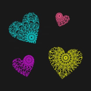 Cute Heart Doodles T-Shirt