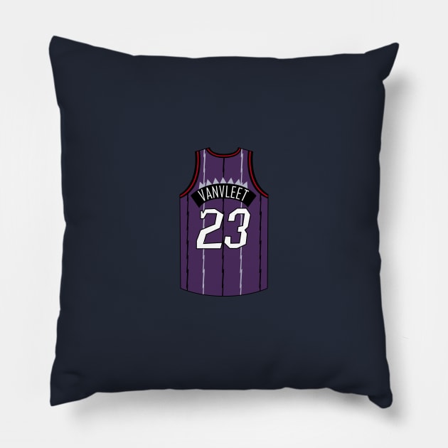 Fred VanVleet Toronto Jersey Qiangy Pillow by qiangdade