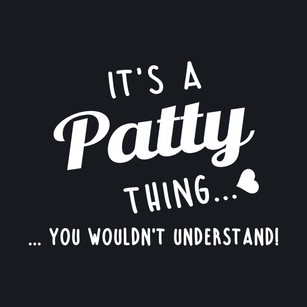 Its A Patty Thing You Couldnt Understand by SabraAstanova