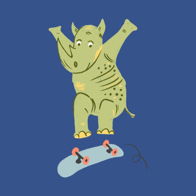 Rhino Skater by Das Brooklyn