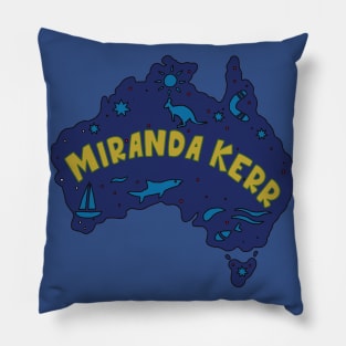 AUSSIE MAP MIRANDA KERR Pillow