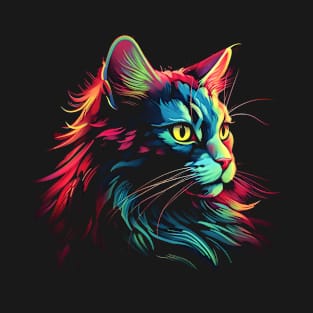 Neon Kitty #3 T-Shirt